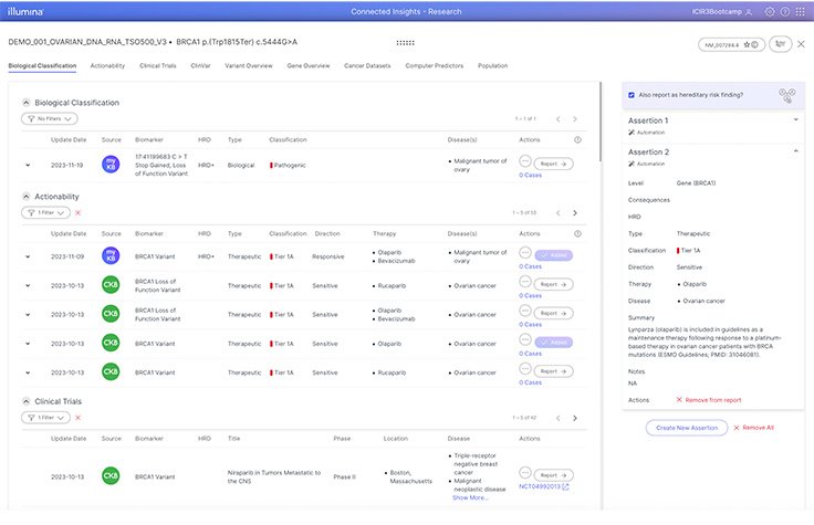 Illumina Connected Insights | Streamlined Data Interpretation