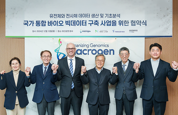 Macrogen Consortium and Illumina partner to deliver Korean National Bio Big Data project.