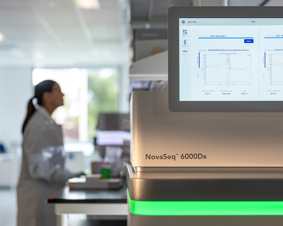 Illumina NovaSeq 6000Dx in lab
