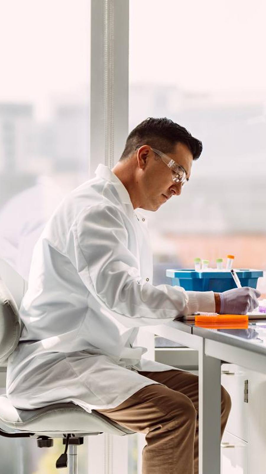 Scientist in lab
